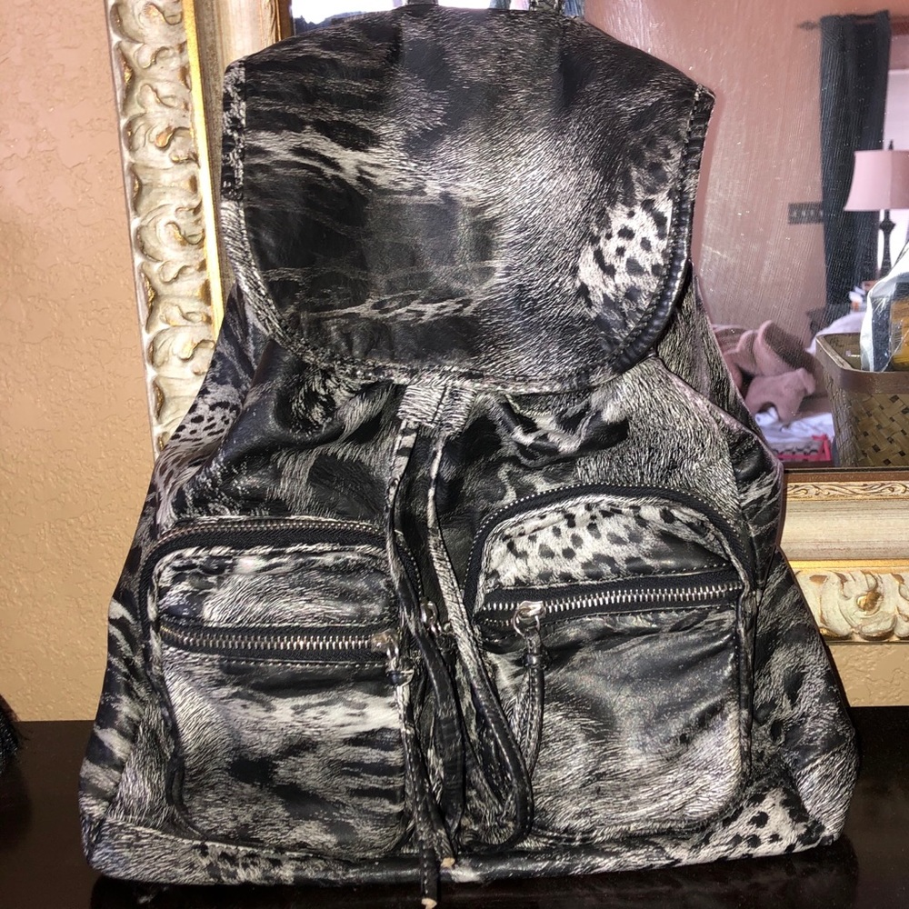 Aldo Animal Print Backpack